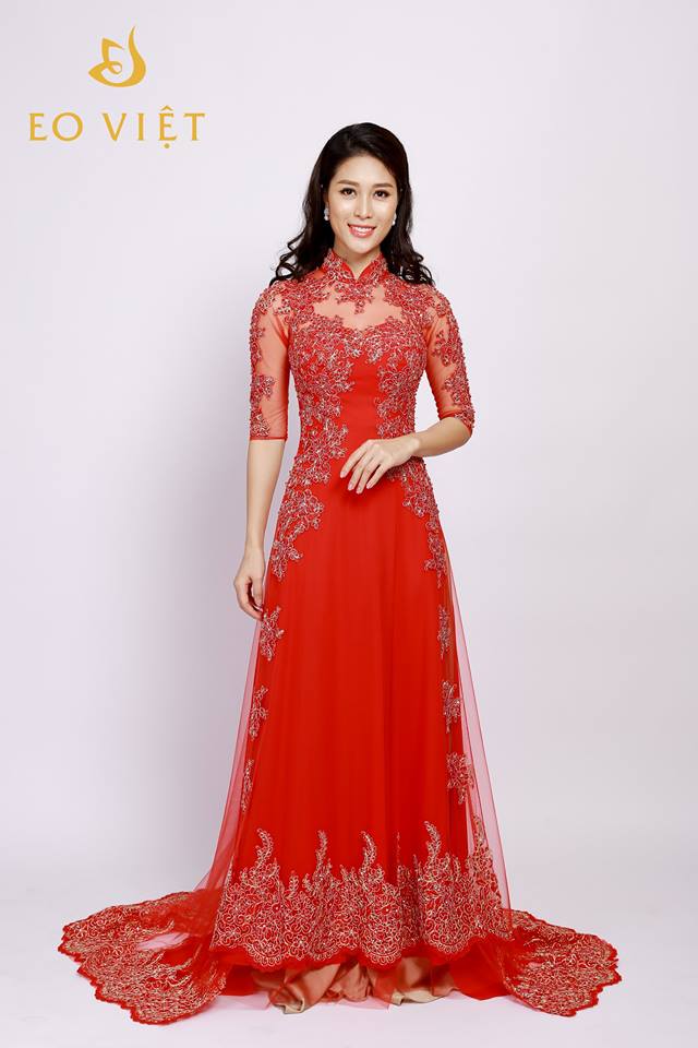 Áo dài dạ hội cao cấp TM027